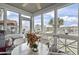 Relax on the screened porch overlooking the marina at 4396 Baldwin Ave. # 109, Little River, SC 29566
