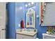 Small bathroom with a single vanity and toilet at 4396 Baldwin Ave. # 109, Little River, SC 29566
