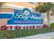 Bay Watch Resort & Conference Center sign with landscaping at 2801 S Ocean Blvd. # 1838, North Myrtle Beach, SC 29582