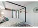 Spacious bedroom with a comfortable bed and calming decor at 2801 S Ocean Blvd. # 1838, North Myrtle Beach, SC 29582