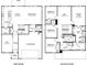 Two-story home floor plan with four bedrooms, a loft, and a two-car garage at 7089 Watercress St, Myrtle Beach, SC 29579