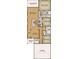 One-story floor plan with 3 bedrooms and 2 baths at 614 Castle Ct., Myrtle Beach, SC 29579