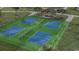 Four well-maintained pickleball courts at 297 Broughton Dr., Myrtle Beach, SC 29579
