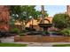 Tranquil courtyard featuring a lovely fountain and greenery at 331 Clear Lake Dr., Conway, SC 29526