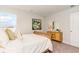 Bedroom with a sleigh bed and mid-century dresser at 1127 Flintshire Dr., Myrtle Beach, SC 29579