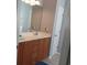 Bathroom with double sinks and a linen closet at 173 Rocko Dr., Myrtle Beach, SC 29579