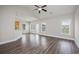 Spacious living room with dark hardwood floors and high ceilings at 268 Maple Oak Dr., Conway, SC 29526