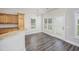 Kitchen with light wood cabinets and granite countertops at 268 Maple Oak Dr., Conway, SC 29526
