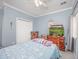 Serene bedroom with a comfy bed and ample closet space at 1525 Lanterns Rest Rd. # 203, Myrtle Beach, SC 29579