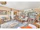 Spacious living room with hardwood floors, comfortable seating, and built in bookshelves at 406 N Nichols St., Nichols, SC 29581