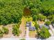 Aerial view of the house and surrounding area at 406 N Nichols St., Nichols, SC 29581