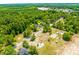 Aerial view of house and surrounding area at 406 N Nichols St., Nichols, SC 29581