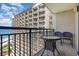 Balcony with ocean and building view at 4800 South Ocean Blvd. # 1114, North Myrtle Beach, SC 29582