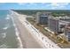 Aerial view of the resort and beach showing its location at 4800 South Ocean Blvd. # 1114, North Myrtle Beach, SC 29582