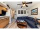 Relaxing living room with sectional sofa and ocean view at 4800 South Ocean Blvd. # 1114, North Myrtle Beach, SC 29582