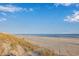 Scenic beach view with sandy shore and dunes at 4800 South Ocean Blvd. # 1114, North Myrtle Beach, SC 29582