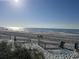 Stunning oceanfront view with sandy beach and clear sky at 201 76Th Ave. N # C3, Myrtle Beach, SC 29572