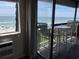 Private balcony offering stunning ocean and beach views at 201 76Th Ave. N # C3, Myrtle Beach, SC 29572