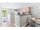 Kitchen with granite countertops, light wood cabinets, and stainless steel appliances at 647 Riverward Dr. # 647, Myrtle Beach, SC 29588