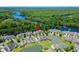 Aerial view showcasing community location near water at 647 Riverward Dr. # 647, Myrtle Beach, SC 29588