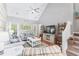 Relaxing living room with vaulted ceilings, and comfy seating at 647 Riverward Dr. # 647, Myrtle Beach, SC 29588