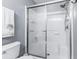 Clean bathroom with a shower/tub combo and updated fixtures at 647 Riverward Dr. # 647, Myrtle Beach, SC 29588