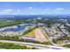 Aerial view of community and surrounding landscape at 289 Sandridgebury Dr. # 65, Little River, SC 29566