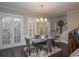 Bright dining room with table and chairs at 852 Iris St. # F, Myrtle Beach, SC 29577