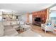 Spacious living room with comfortable seating and ocean views at 4301 S Ocean Blvd. # 1C, North Myrtle Beach, SC 29582