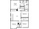 Upstairs floor plan with primary suite, 3 additional bedrooms, and 2 bathrooms at 546 Cypress Preserve Circle, Longs, SC 29568