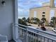 Balcony overlooking the ocean and surrounding area at 1207 S Ocean Blvd. # 50405, Myrtle Beach, SC 29577
