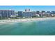 Aerial view of oceanfront property and beach at 201 74Th Ave. N # 2341, Myrtle Beach, SC 29572