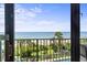 Stunning ocean view from private balcony, showing beach and palm trees at 201 74Th Ave. N # 2341, Myrtle Beach, SC 29572