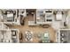 Two-bedroom, two-bath floor plan with open living and kitchen areas at 35 Delray Dr. # 2-C, Murrells Inlet, SC 29576