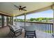 Spacious deck overlooking scenic waterway; perfect for relaxation at 181 Palmetto Harbour Dr., North Myrtle Beach, SC 29582