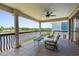 Relaxing balcony overlooking peaceful waterfront views; perfect for enjoying the outdoors at 181 Palmetto Harbour Dr., North Myrtle Beach, SC 29582