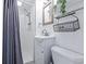 Clean bathroom with shower, toilet, and vanity at 6001 - 1193A S Kings Hwy., Myrtle Beach, SC 29575