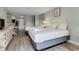 Two double beds, dresser, and view of kitchenette at 1205 S Ocean Blvd. # 50605, Myrtle Beach, SC 29577