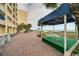 Brick patio area with ocean views at 1205 S Ocean Blvd. # 50605, Myrtle Beach, SC 29577