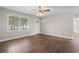 Bright living room featuring hardwood floors and a ceiling fan at 2183 Highway 544, Conway, SC 29526