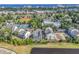 Aerial view of community near the ocean, showing tennis courts at 1100 Possum Trot Rd. # C-101, North Myrtle Beach, SC 29582