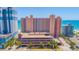 Oceanfront building with parking and surrounding landscape at 2207 S Ocean Blvd. # 1516, Myrtle Beach, SC 29577