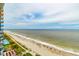 Panoramic ocean view with beach and building at 2207 S Ocean Blvd. # 1516, Myrtle Beach, SC 29577