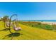 Oceanfront property with beach access and hanging chairs at 2207 S Ocean Blvd. # 1516, Myrtle Beach, SC 29577
