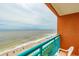 Relaxing ocean view from a balcony with chair at 2207 S Ocean Blvd. # 1516, Myrtle Beach, SC 29577