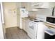 Small kitchenette with full-sized appliances at 1207 S Ocean Blvd. # 50606, Myrtle Beach, SC 29577