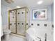 Bathroom with shower and tub at 669 Retreat Beach Circle # C2G, Pawleys Island, SC 29585