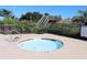 Relaxing hot tub area with surrounding fence at 669 Retreat Beach Circle # C2G, Pawleys Island, SC 29585