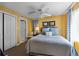 Bedroom with a full bed and access to a bathroom at 669 Retreat Beach Circle # C2G, Pawleys Island, SC 29585