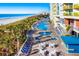 Aerial view of resort showing pools and oceanfront location at 2701 S Ocean Blvd. # 310, North Myrtle Beach, SC 29582